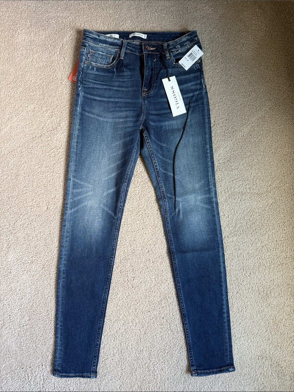 Vigoss Women's Dark Blue Skinny Jeans